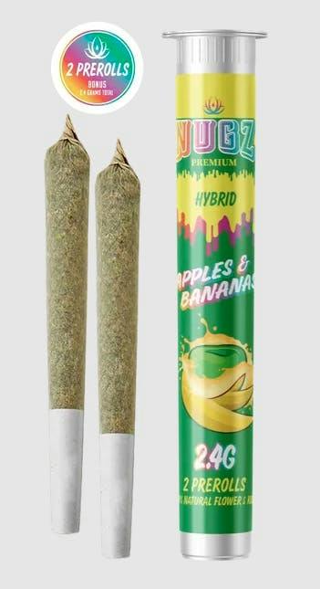 Apples & Bananas | Infused Joints | 1.2g each | 2pk
