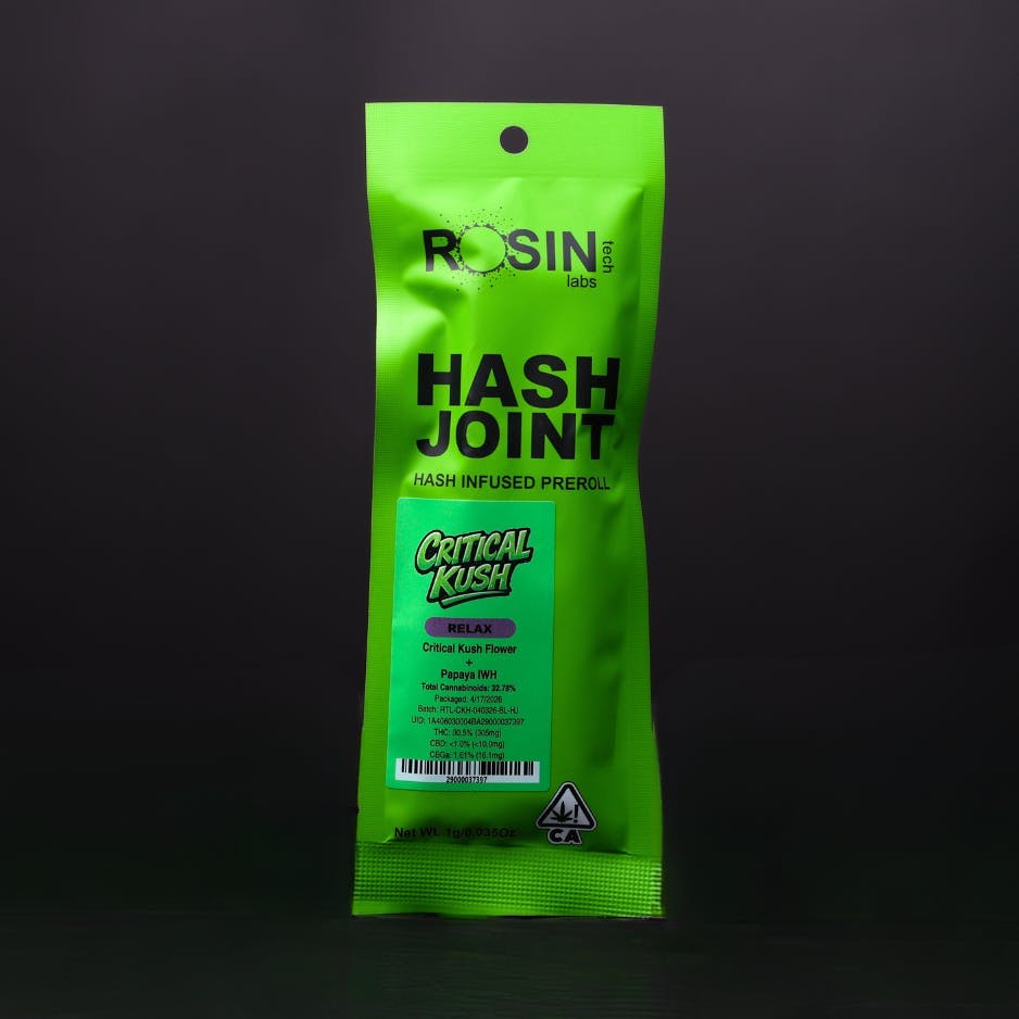 Rosin Tech Labs — Critical Kush