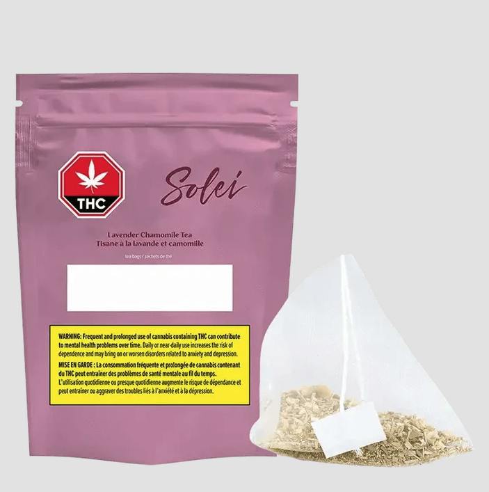 Solei | Lavender Chamomile | Tea bags | 10mg | 5ct | 2mg/ea