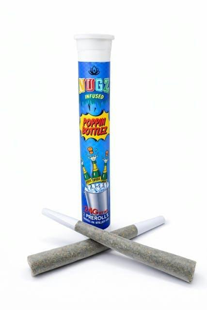 Poppin Bottlez | Infused Joints | 1.2g each | 2pk by NUGZ
