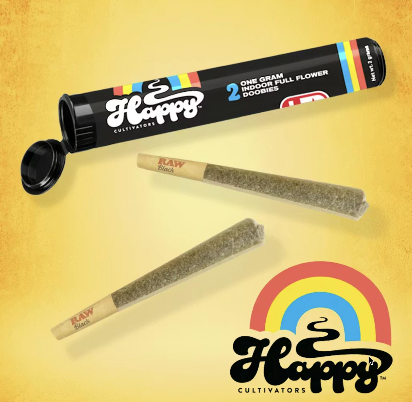 CO-OP x Happy Cultivators | Lemon Squeeze | Joints | 1g each | 2pk - Co ...