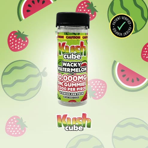 Kush Drops | Wacky Watermelon | 10,000mg | 10ct | 1,000mg/ea by Kush Drops