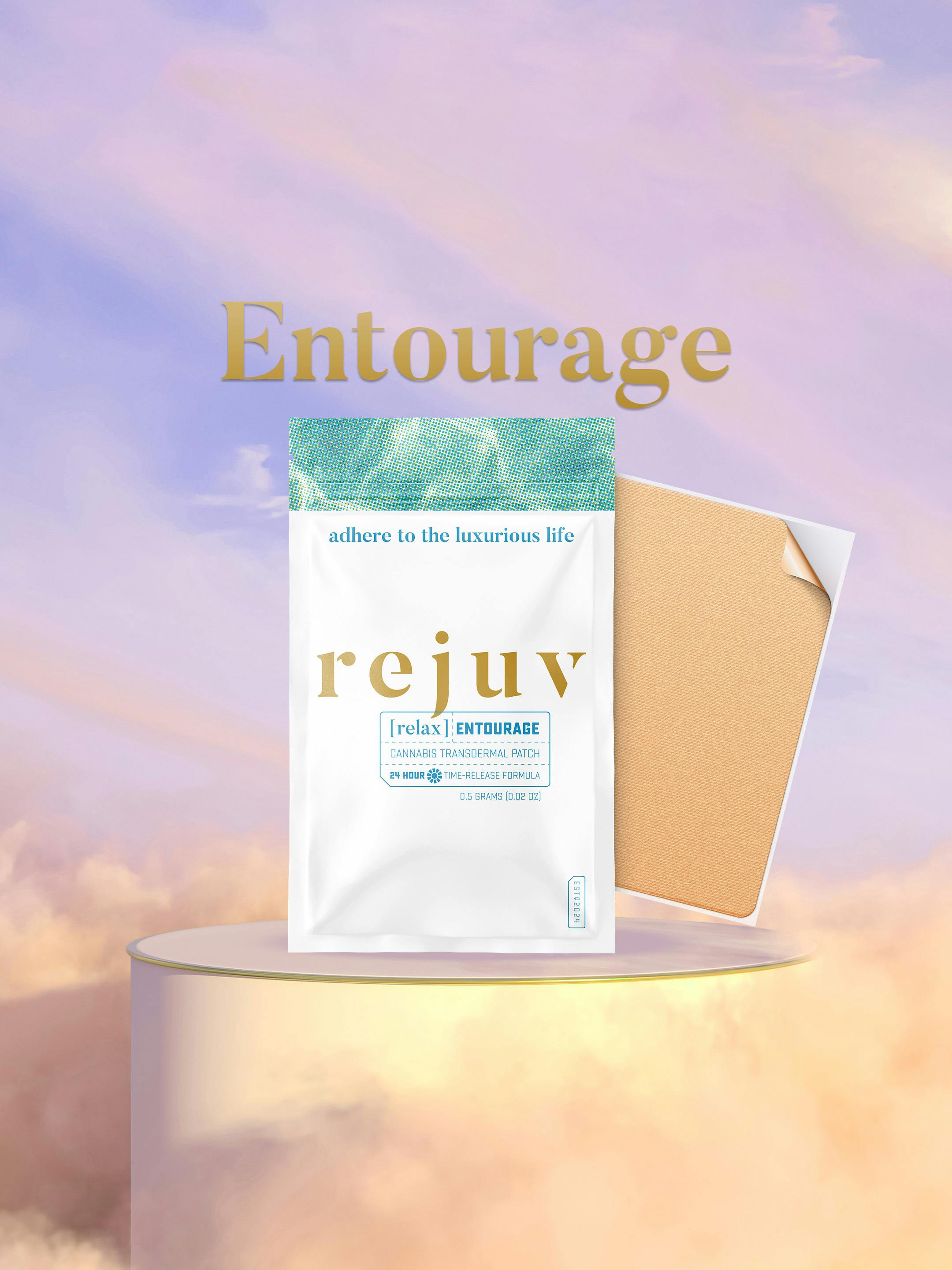 Rejuv | Entourage 24hr | Transdermal Patch | THC:CBD:CBN 15mg:10mg:5mg