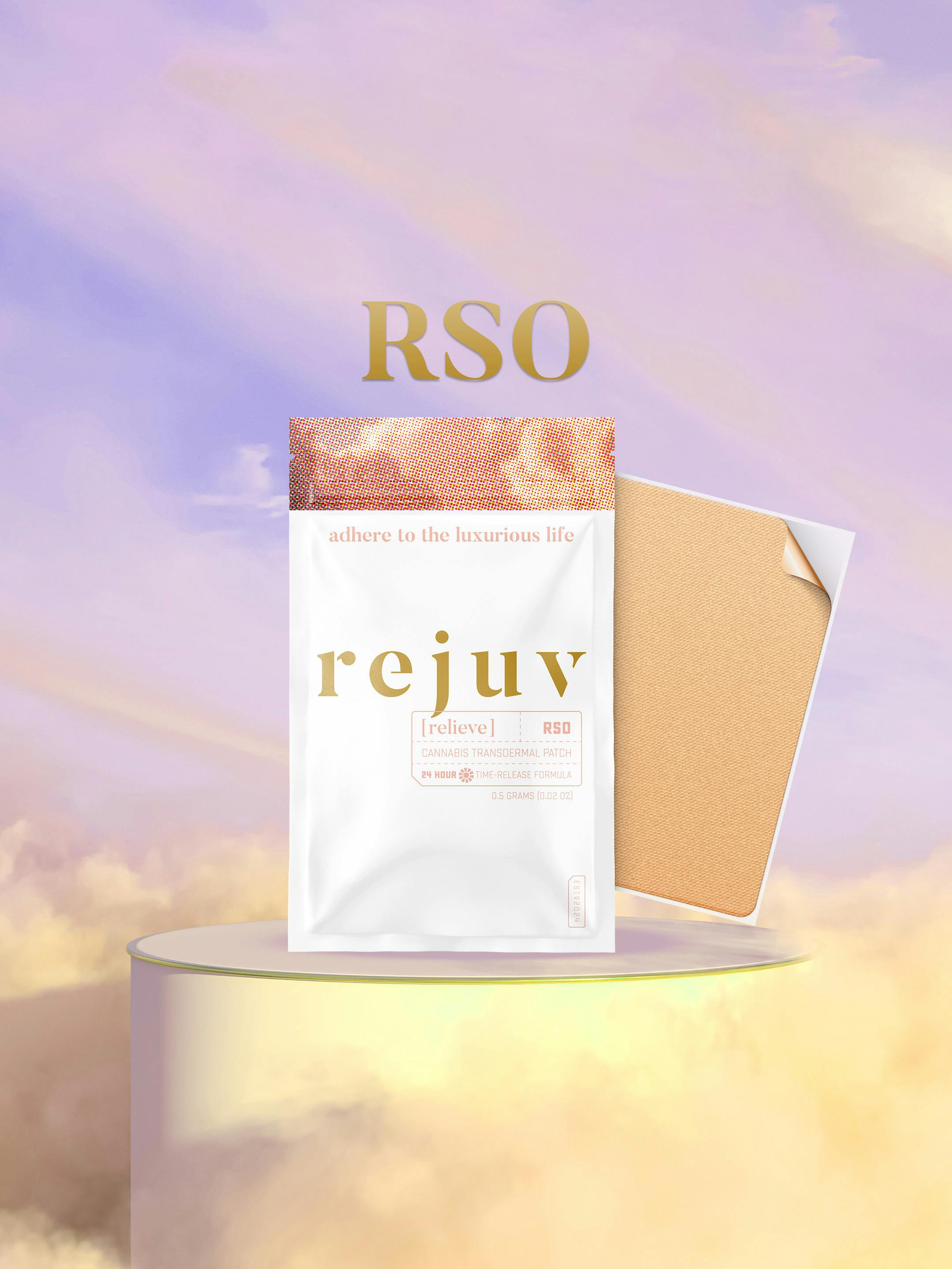 Rejuv | Relieve 24hr | Transdermal Patch | 25mg THC