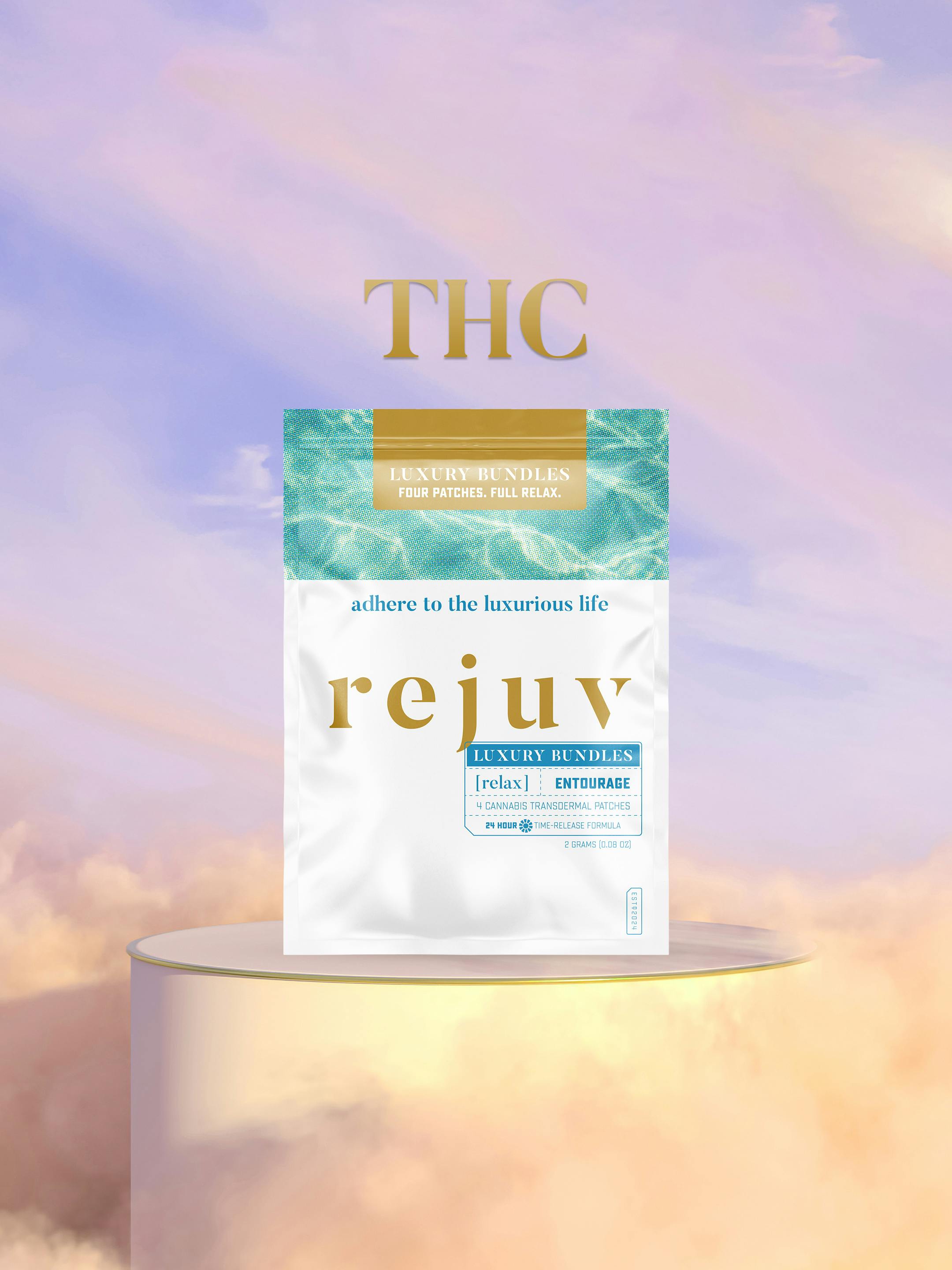 Rejuv | Entourage 24hr | Transdermal Patches | THC:CBD:CBN 15mg:10mg:5mg