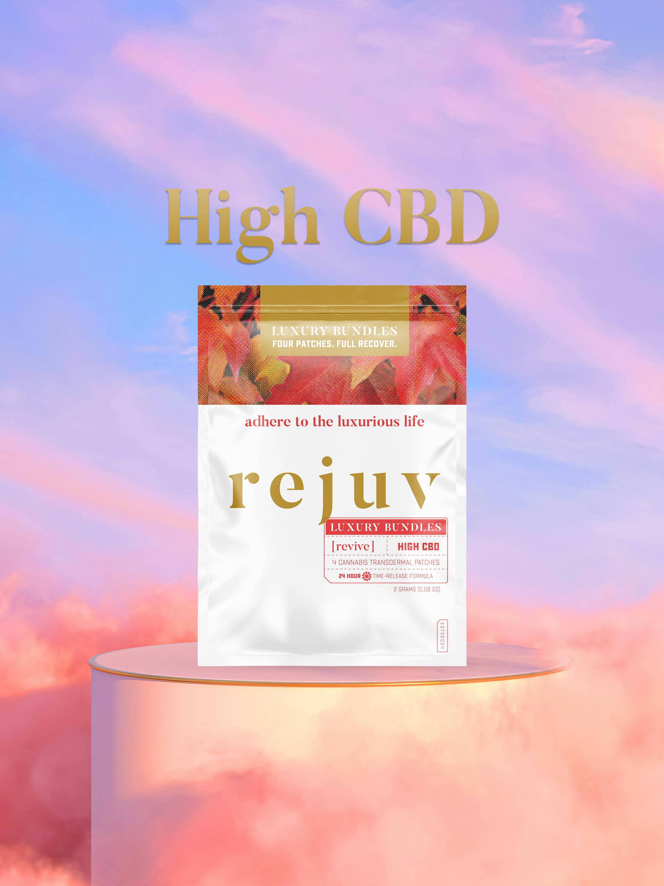 Rejuv | Revive 24hr | Transdermal Patches | CBD:THC 25mg:5mg