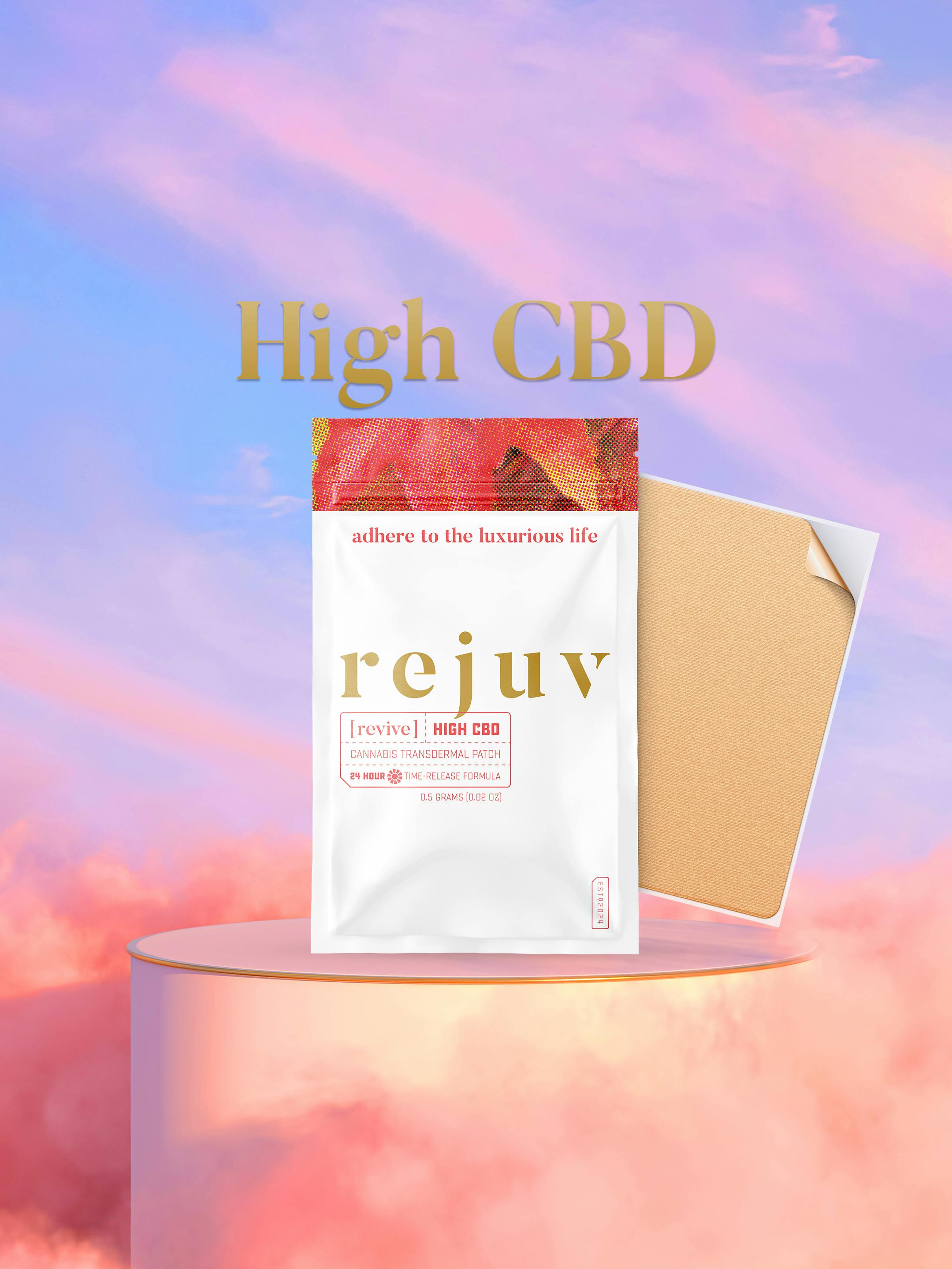 Rejuv | Revive 24hr | Trasndermal Patch | CBD:THC 25mg:5mg