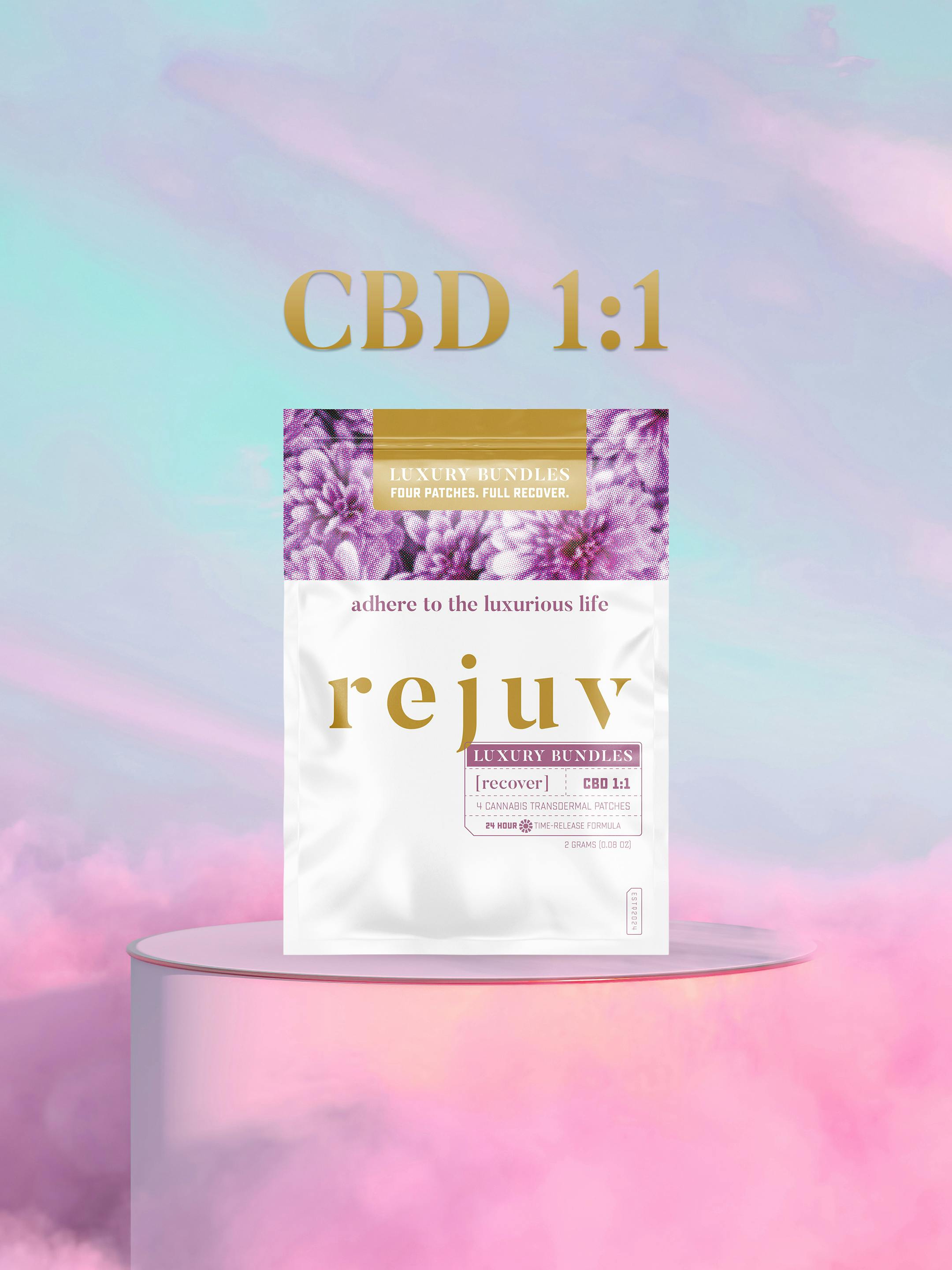 Rejuv | Recover 24hr | Transdermal Patches | CBD:THC 15mg:15mg