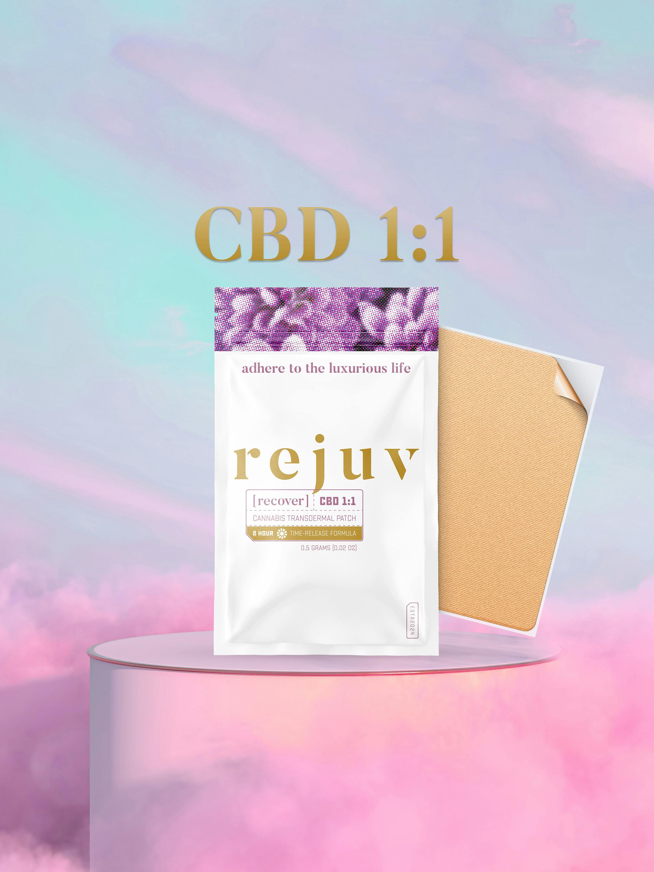 Rejuv | Recover 8hr | Transdermal Patch | CBD:THC 15mg:15mg