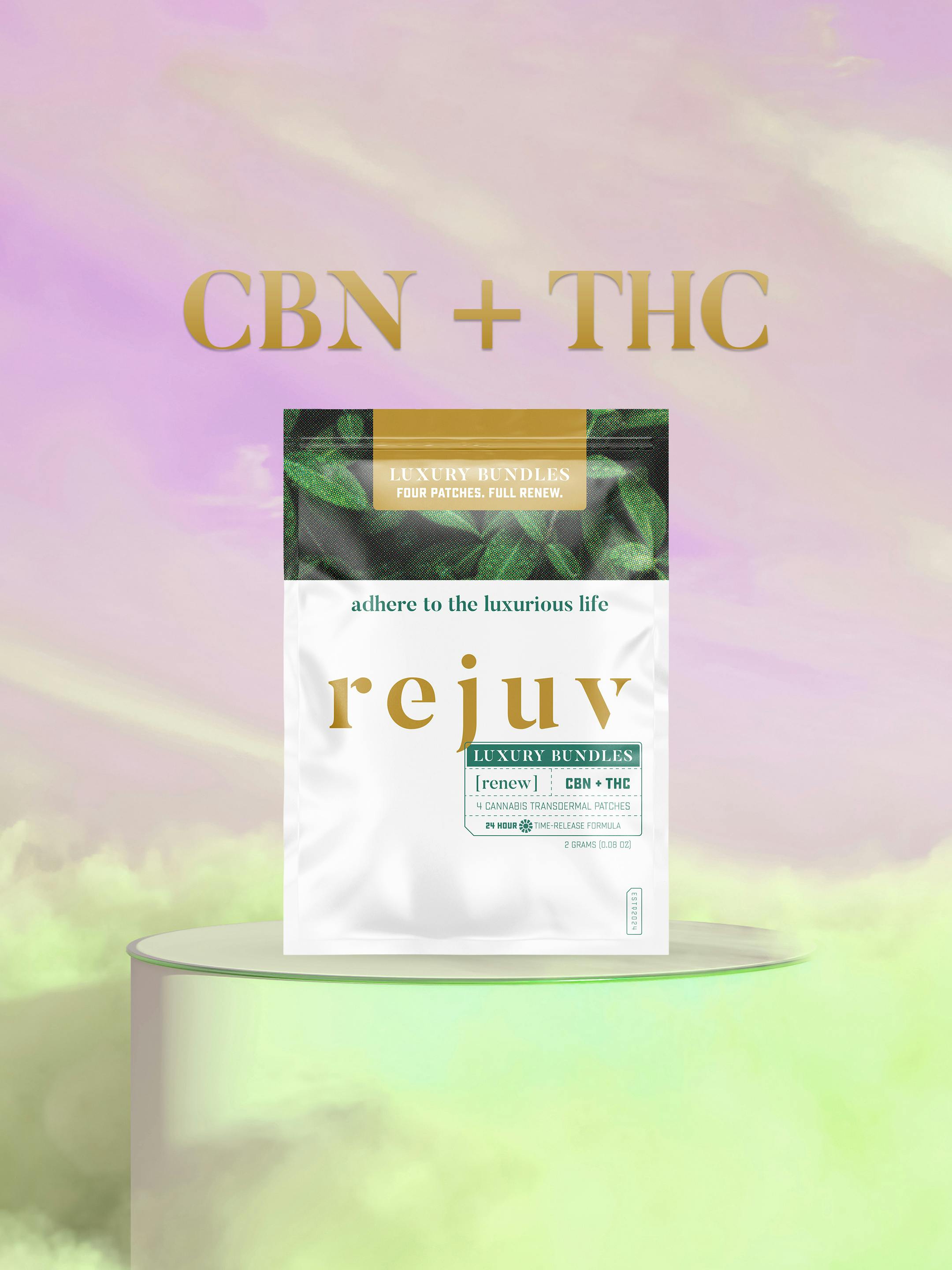 Rejuv | Renew 24hr | Transdermal Patches | THC:CBN 5mg:25mg
