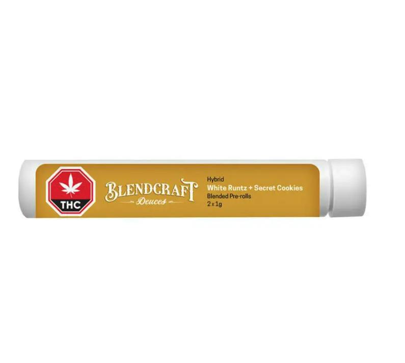 Blendcraft | White Runtz x Secret Cookies | Joints | 1g each | 2pk