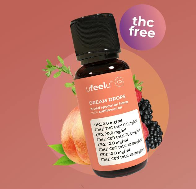 ufeelu | CBD:CBN:CBG Dream | 2:1:1 Tincture | 30mL