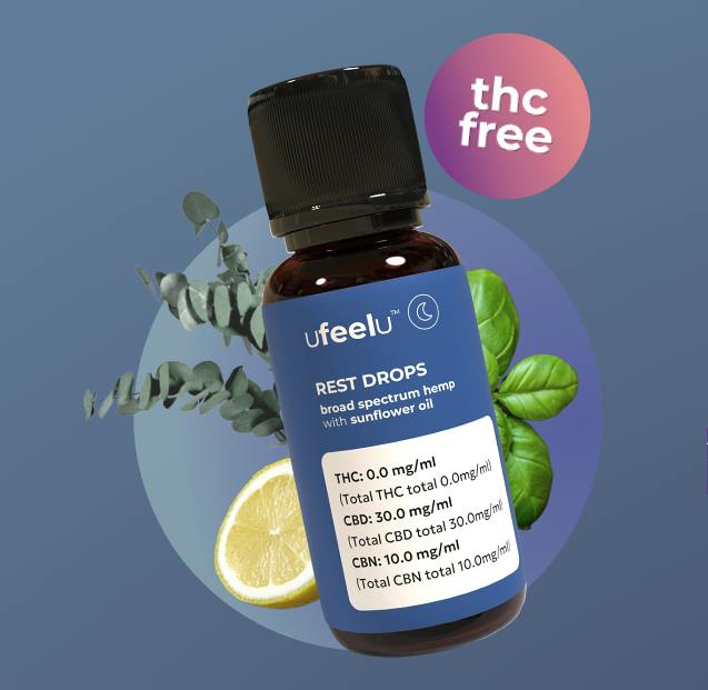 ufeelu | CBD:CBN Rest | 3:1 Tincture | 30mL