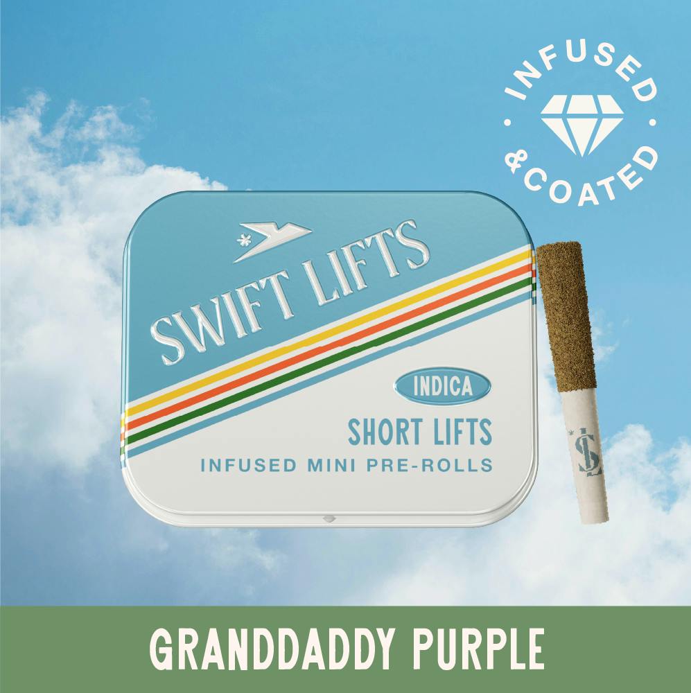 Swift Lifts | Granddaddy Purple | Infused Minis | 0.5g each | 5pk