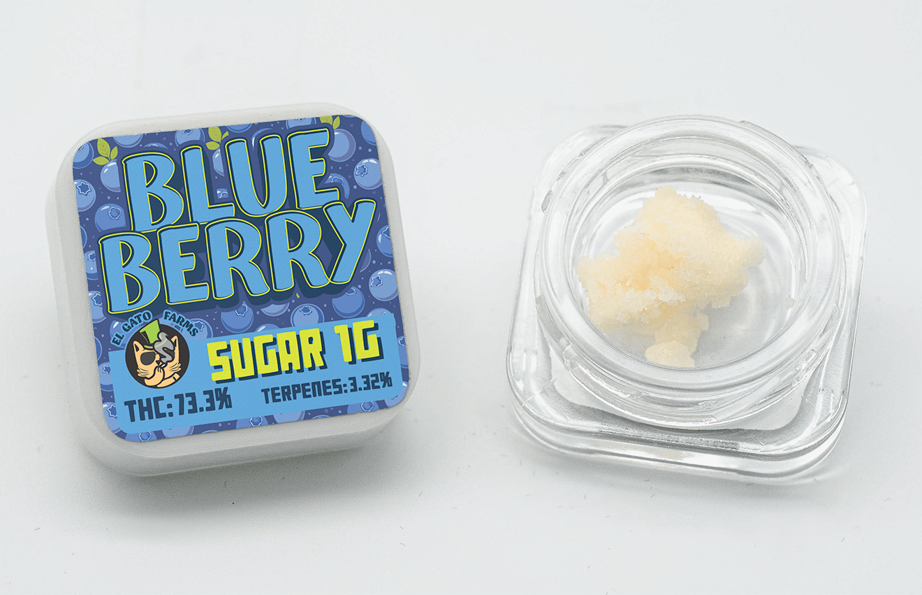El Gato Concentrate 1g - Blueberry (Sugar)