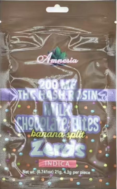 Zerds | Milk Chocolates | 200mg | 5ct | 40mg/ea