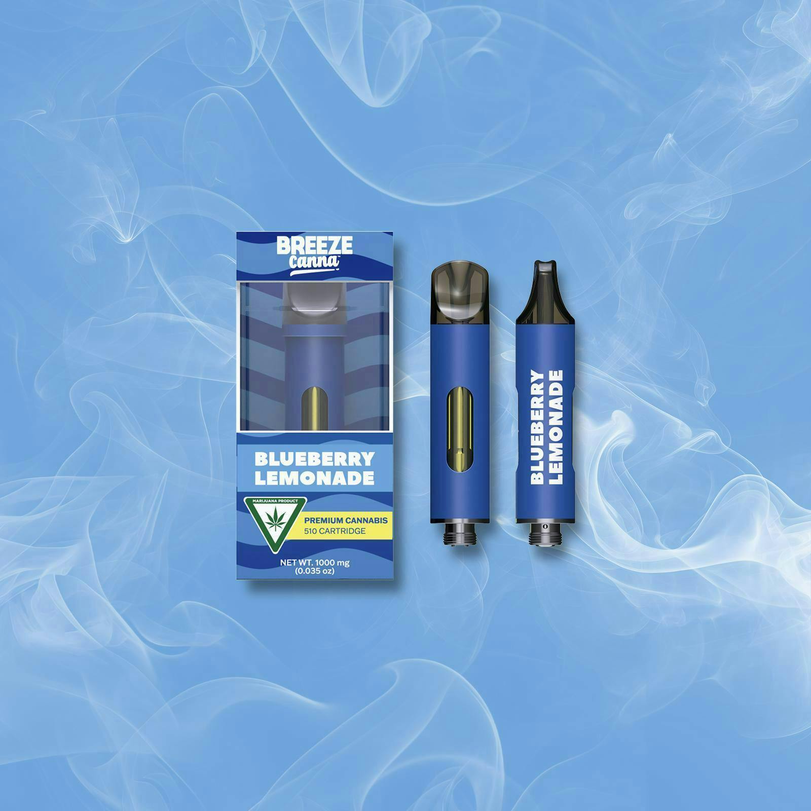 Breeze Canna | Bursting Blueberry Lemonade | Cartridge | 1g by BREEZE Canna