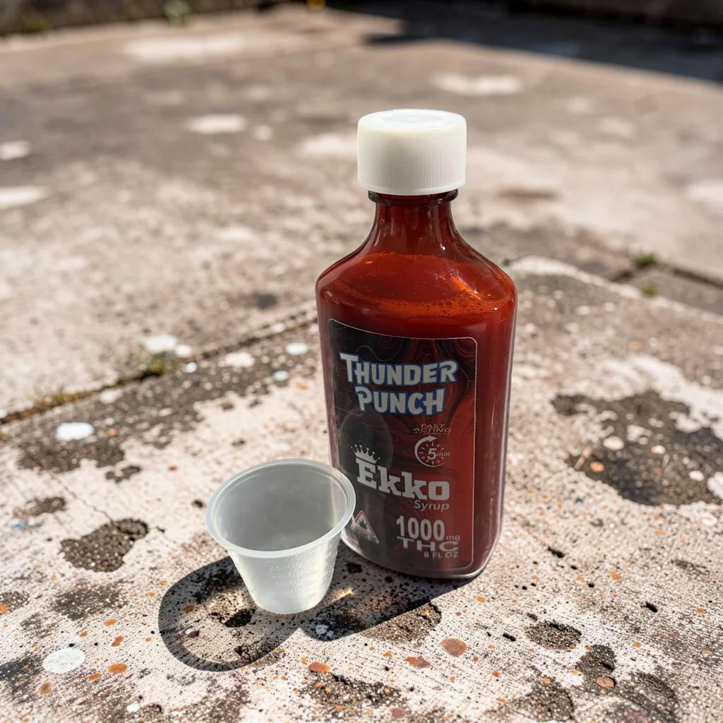 EkkoEssence | Thunder Punch Syrup | Non-carbonated | 1000mg | 8 fl oz by EkkoEssence