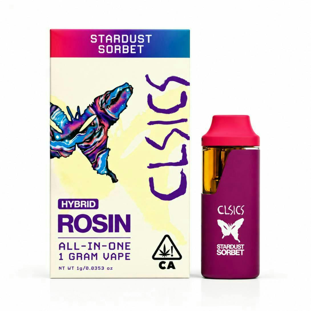 CLSICS Rosin & Rosin Infused Pre Rolls — Stardust Sorbet