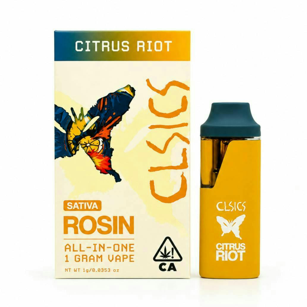 CLSICS Rosin & Rosin Infused Pre Rolls — Citrus Riot