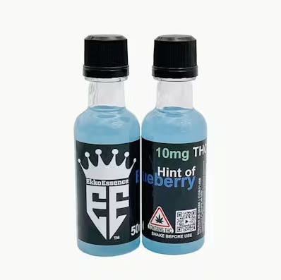 EkkoEssence | Hint of Blueberry Infused Shot | Non-carbonated | 10mg | 50mL