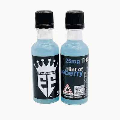 EkkoEssence | Hint of Blueberry Infused Shot | Non-carbonated | 25mg | 50mL
