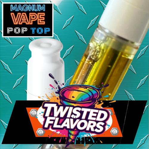 Magnum TWISTED FLAVORS Pop-Top Distillate C@rt - Peach Rings by Magnum