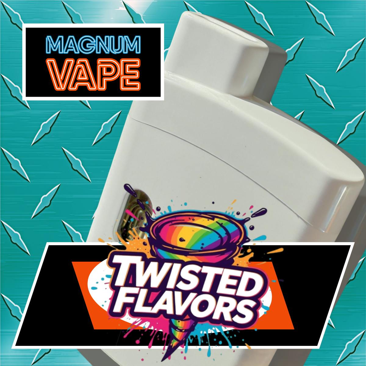 1g Magnum TWISTED FLAVORS Flatbed Distillate Pen - Lychee Lush by Magnum