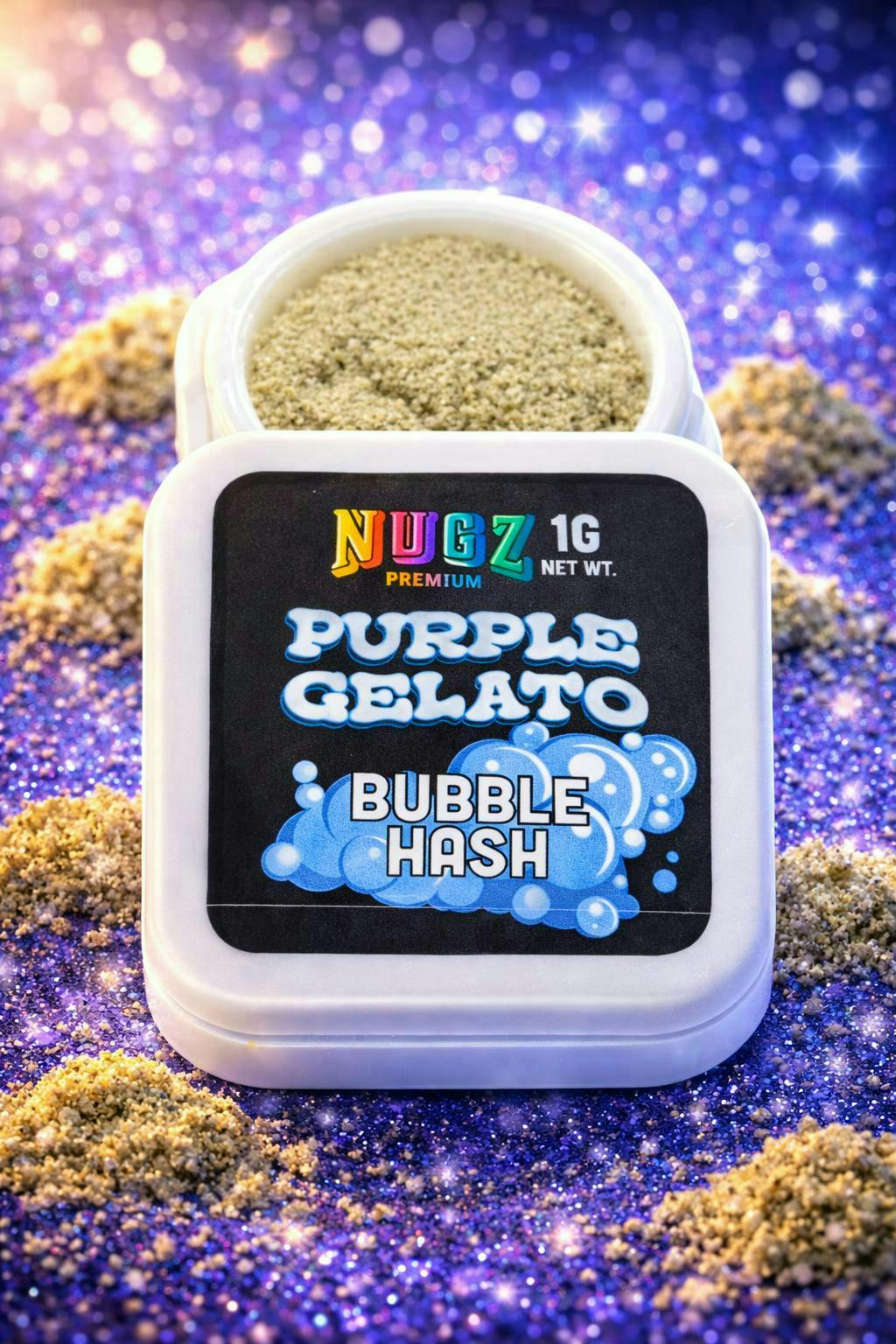 Purple Gelato | Bubble Hash | 1g by Nugz