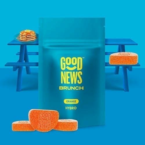 Brunch Orange Gummies | 100mg | 20ct | 5mg/ea by Good News