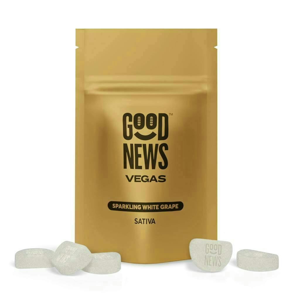 Vegas | Sparkling White Grape Gummies | 100mg | 20ct | 5mg/ea at Nature's Medicines