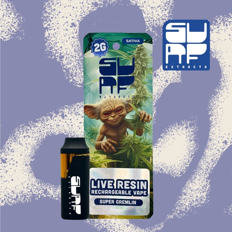 gremlin disposable vape how to use Surf Extracts | Super | Live Resin | 2g Flavor:FRUITY - Lemon Mint vapematepromo Blueberry Watermelon | Geek