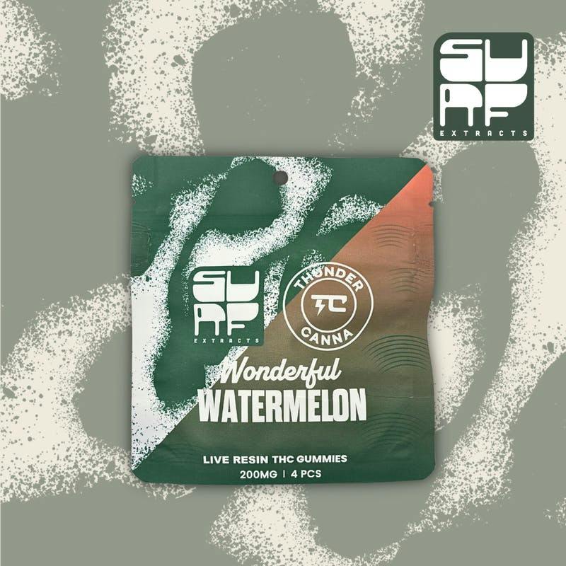 Surf Extracts | Wonderful Watermelon | Gummies | 200mg | 4ct | 50mg/ea by Surf Extracts