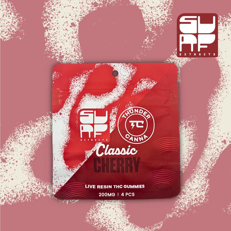 Surf Extracts | Classic Cherry | Gummies | 200mg | 4ct | 50mg/ea by Surf Extracts