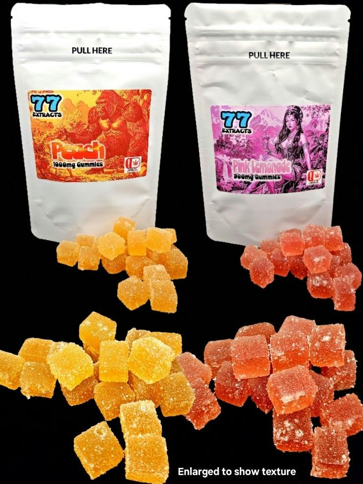77 Extracts | Pink Lemonade | 1000mg | 10ct | 100mg/ea by 77 Extracts