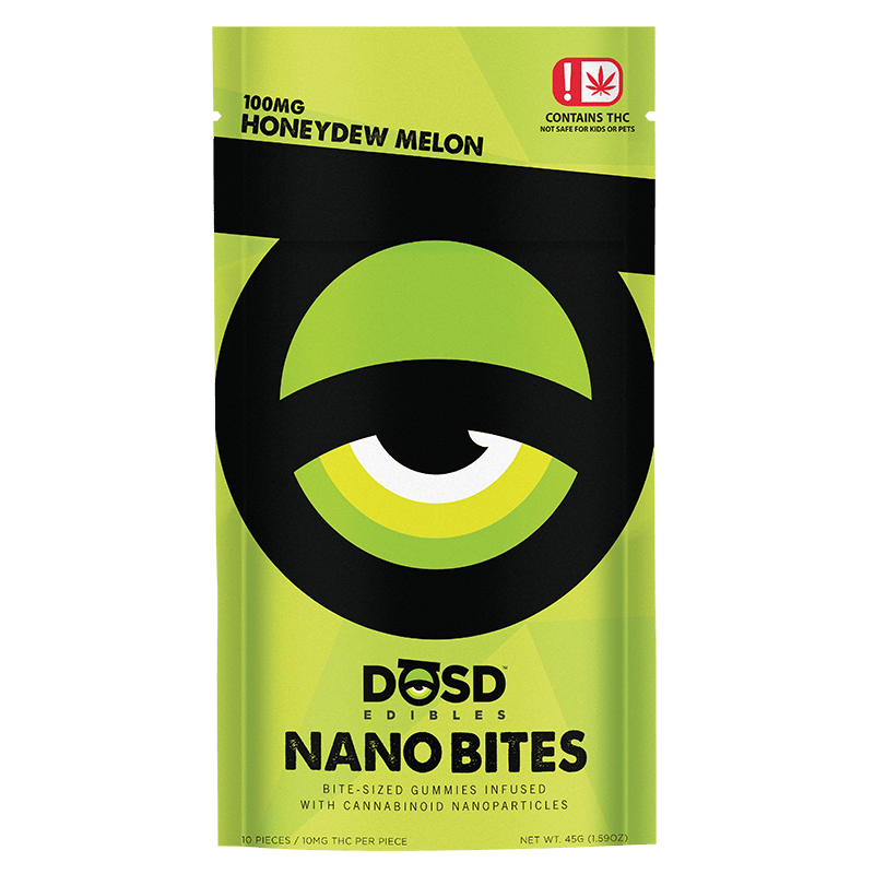 Nano Bites - Honeydew Melon 100mg, Hybrid Enhanced