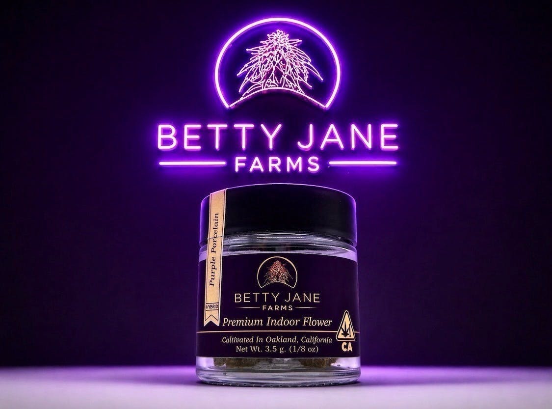 Betty Jane Farms | Purple Porcelain | Big Buds | 3.5g