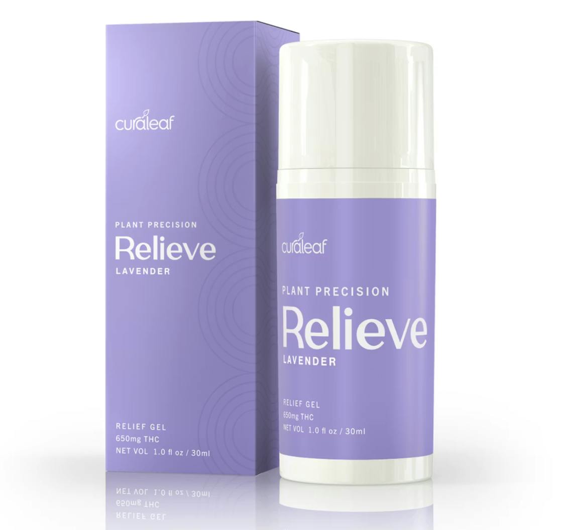 Curaleaf | Plant Precision Relieve Lavender Gel | 650mg | 30mL at Curaleaf Dispensary Wesley Chapel