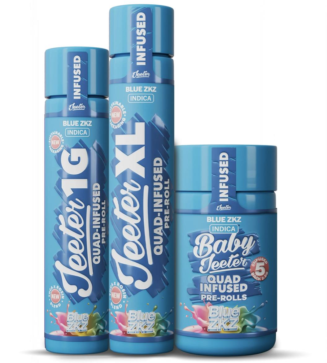 Jeeter | Blue ZKZ | Quad-Infused Minis | 0.5g each | 5pk by Jeeter