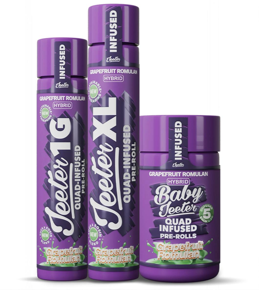 Jeeter | Grapefruit Romulan | Quad-Infused Joint | 1g by Jeeter