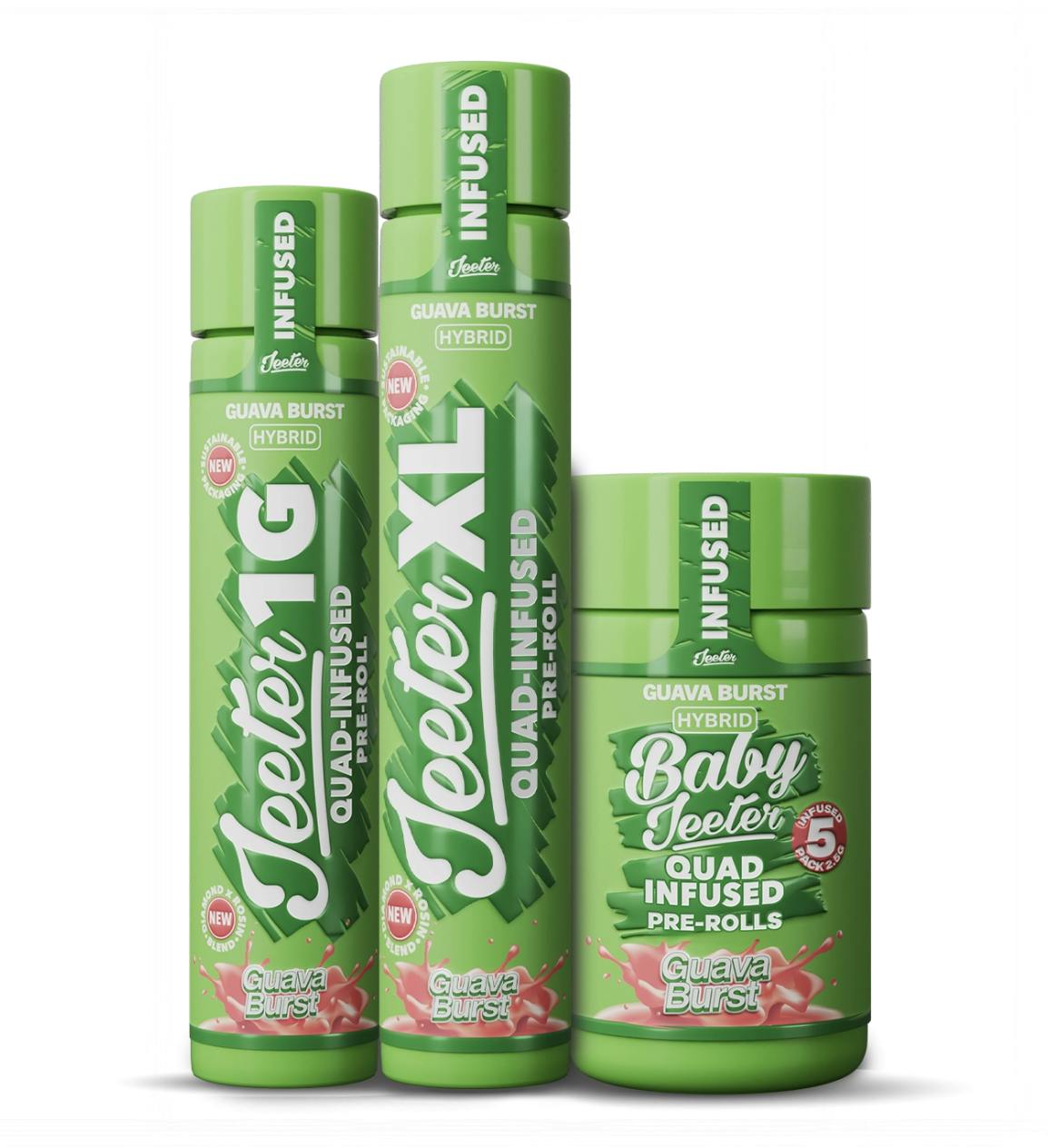 Jeeter | Guava Burst | XL Quad-Infused Joint | 2g