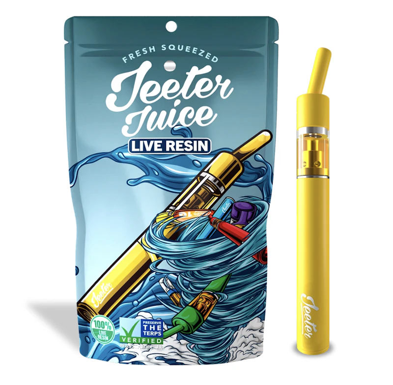 Jeeter Hurricane · Live Resin Straw Disposable · 0.5g, Disposables