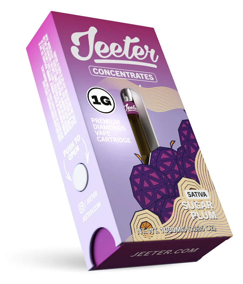 Jeeter Sugar Plum · Premium Diamonds Cartridge · 1g, Cartridges