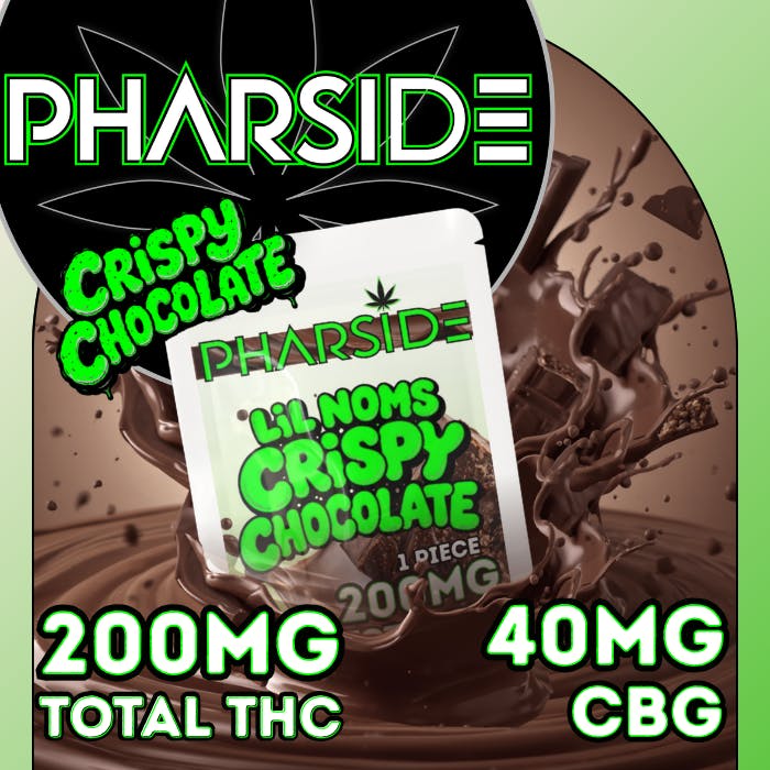 Pharside - Lil Noms - Crispy Chocolate - 200mg Thc - 40mg Cbg