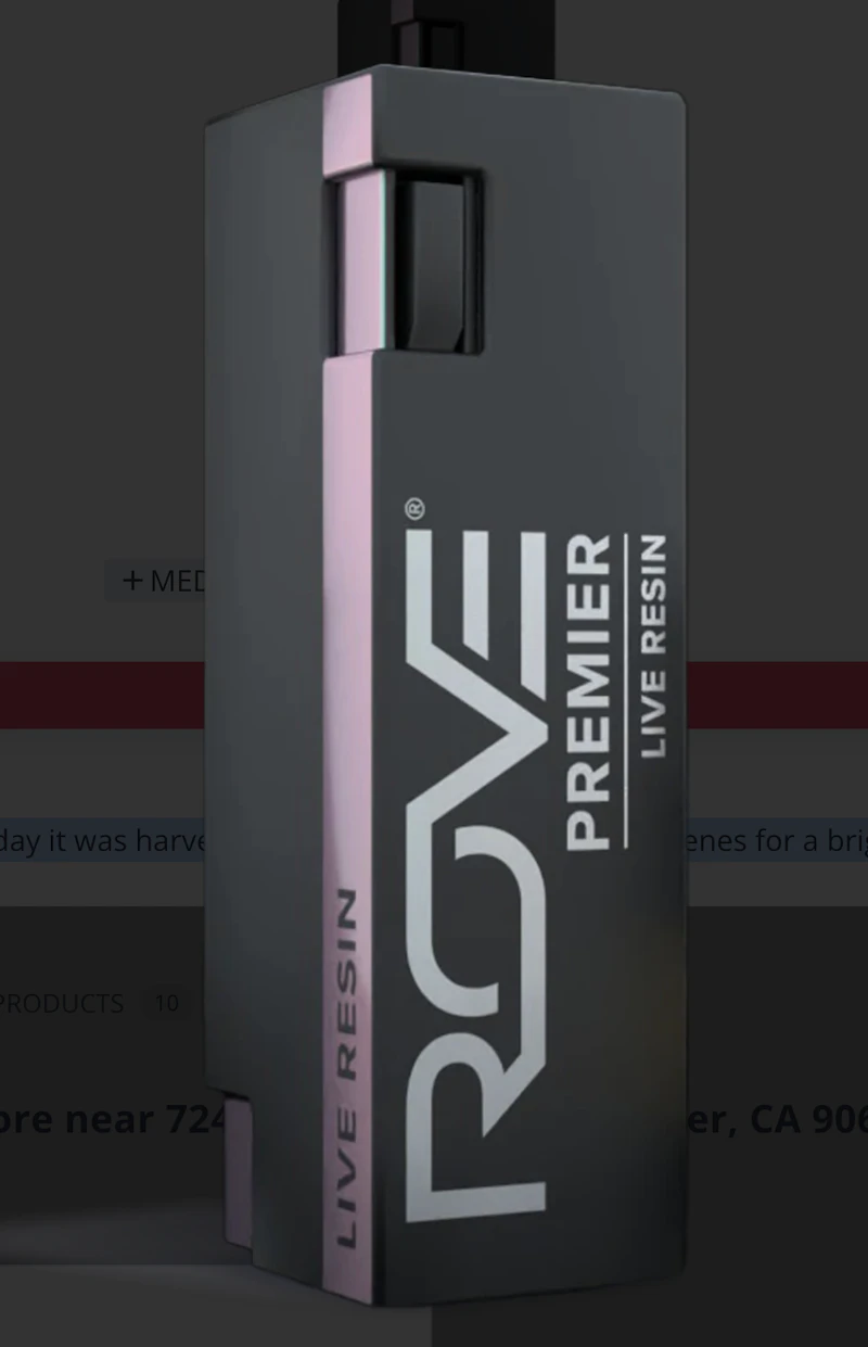 Rove Blackberry OG · Premier Live Resin Cartridge · .5g, Cartridges