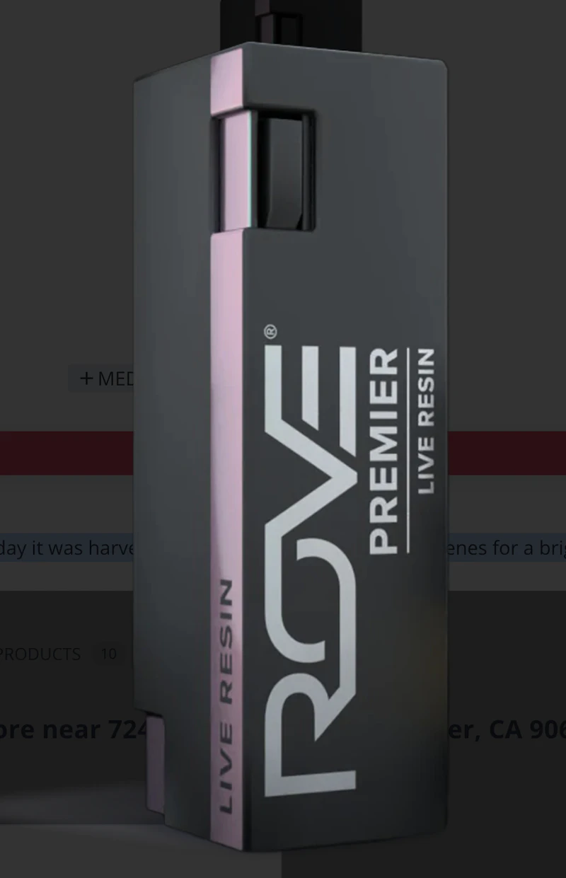 Rove Bubba Fett · Premier Live Resin Cartridge · .5g, Cartridges