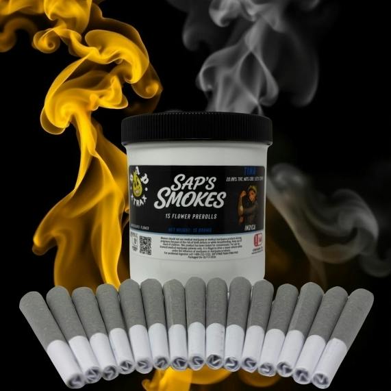 SAP XTRAX | SAP Smokes | Tina | Joints | 1g each | 15pk