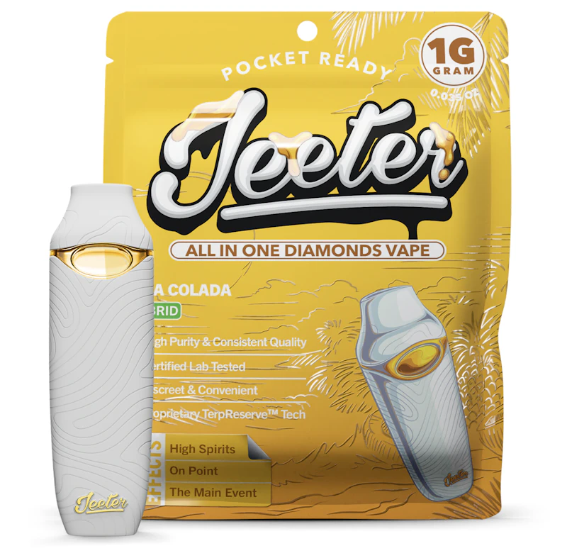 Jeeter Pina Colada · Diamonds Disposable · 1g, Disposables