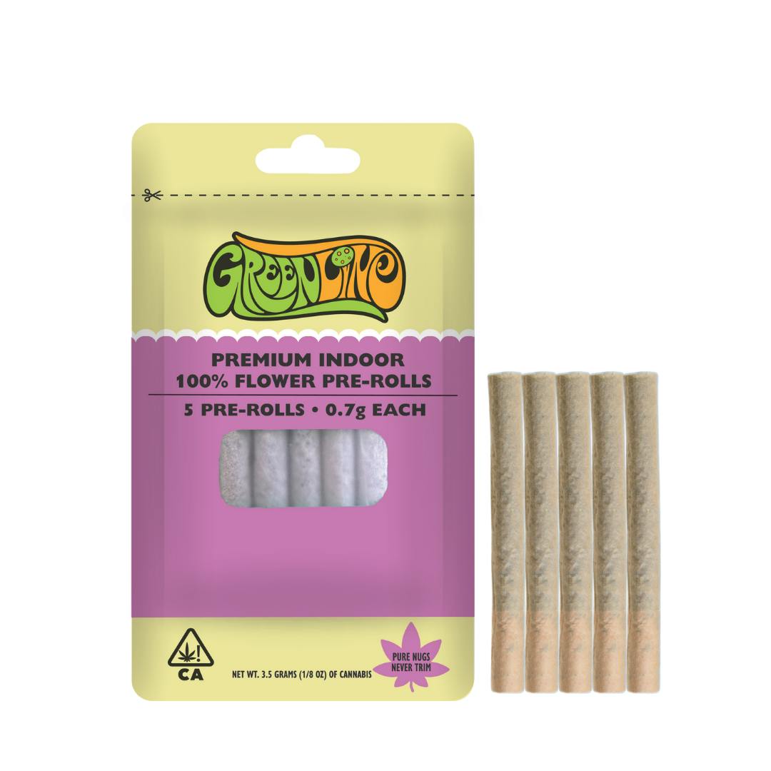 G41 - Pre-Roll 5 Pack - Hybrid - 0.7g Each (3.5g Total) by Greenline
