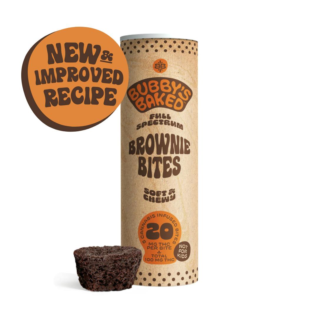 Bubby's Baked | Brownie Bites | 100mg | 5ct | 20mg/ea